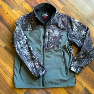 Black Antler Stealth Digital Camo Full Zip Medium Weight Jacket